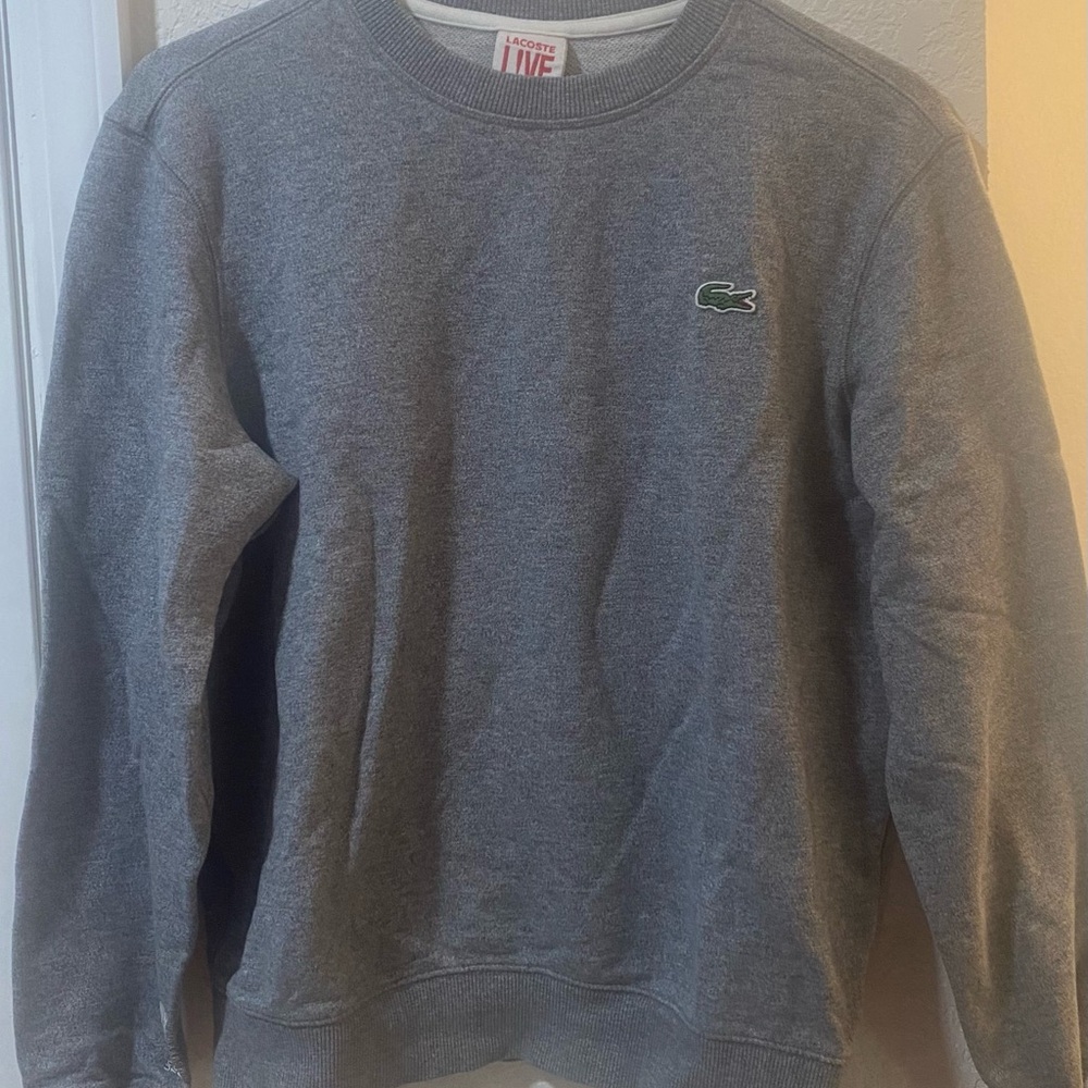 Lacoste Men's Gray Sweater - Picture 7 of 8